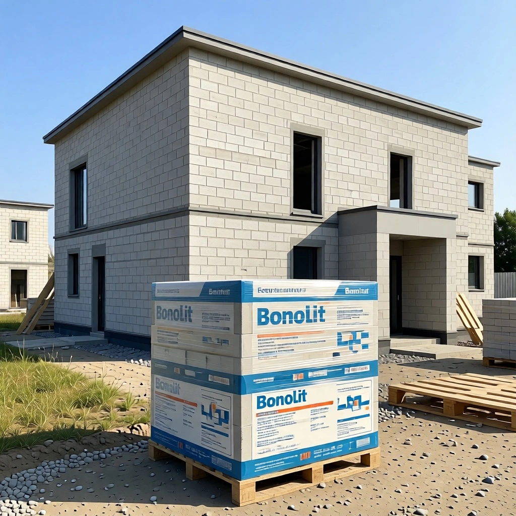 Дом из газобетонных блоков Бонолит