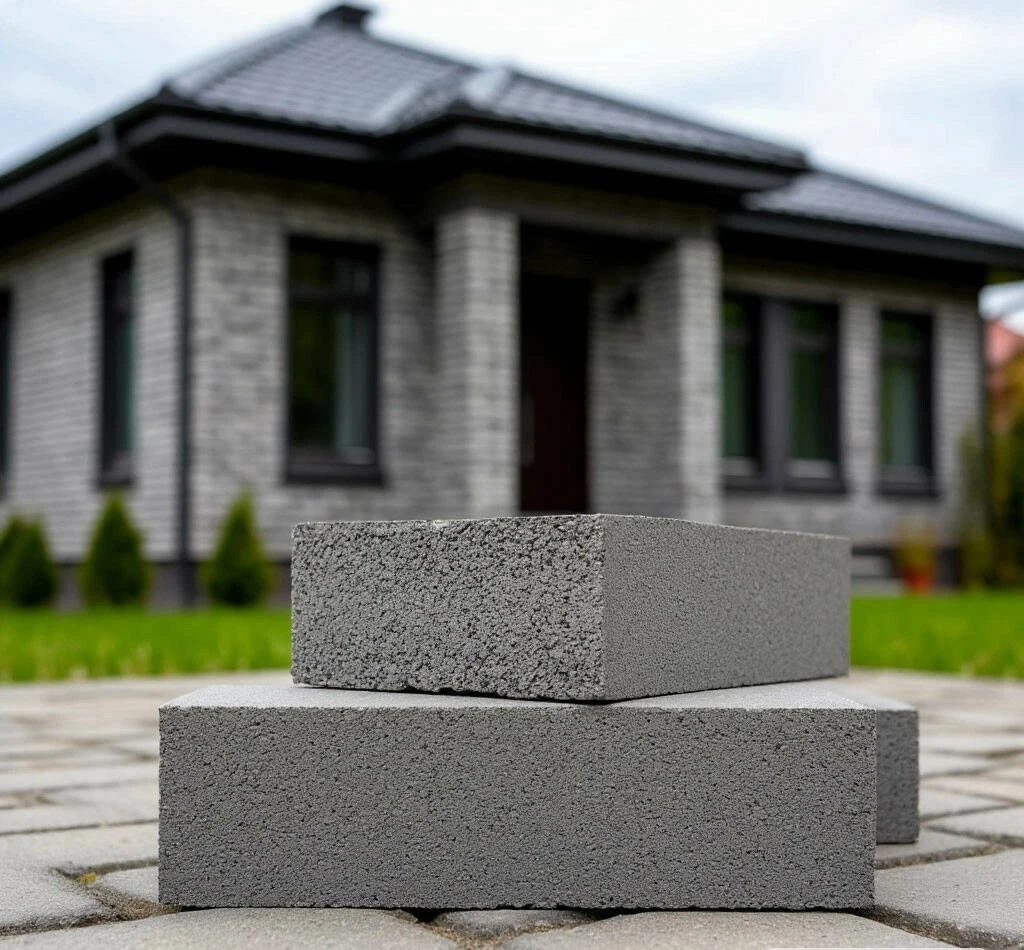 серый облицовочный кирпич